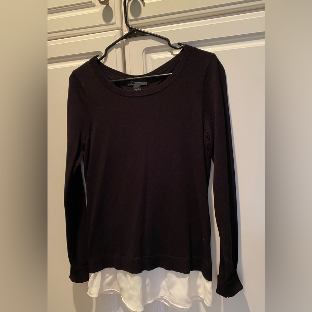 INC Black and White top, Size S, good as new condition - Picture 3 of 3